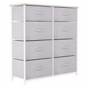 YITAHOME Storage Tower Unit with 8 Drawers - Fabric Dresser with Large Capacity, Organizer Unit for Bedroom, Living Room & Cl