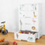 Nafenai Plastic Dresser 6 Drawers,Storage Cabinet Drawers Organizer for Clothes/Toys,Bedroom,Playroom,Closet Drawers,Child/Ki