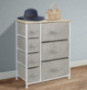 Sorbus Dresser with Drawers - Furniture Storage Tower Unit for Bedroom, Hallway, Closet, Office Organization - Steel Frame, W