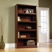 Sauder Select Collection 5-Shelf Bookcase, Select Cherry finish