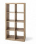 8-Cube Storage Organizer, Bookshelves, Bookcases, Open Shelf - Sturdy Wooden Frame, Convenient, Space Saving  15.35 x 30.16
