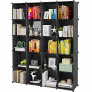 KOUSI Portable Storage 20 Cubes-14" x14" Load-Bearing Metal Panel  Modular Bookshelf Units, Clothes Storage Shelves, Room Org