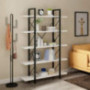 YITAHOME 5 Tier Bookshelf, Freestanding 5 Shelf Bookcases and Bookshelves, Modern Minimalist Furniture Open Display Storage S