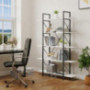 YITAHOME 5 Tier Bookshelf, Freestanding 5 Shelf Bookcases and Bookshelves, Modern Minimalist Furniture Open Display Storage S