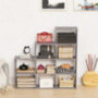 Jukert DIY Adjustable Bookcase, 9 Cube Storage Book case, Kids Bookshelf Bookshelves, Toy Organization Organizer Shelf Home F