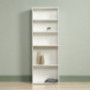 Sauder Beginnings 5-Shelf Bookcase, Soft White finish