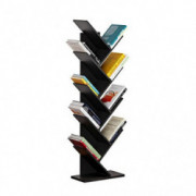 HOMEFORT 9-Shelf Bookshelf ,Geometric Tree Bookcase ,Wood Bookshelves Storage Rack, MDF Tree Shelf Display Organizer for Book