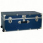 Seward Trunk 30-inch Footlocker Trunk with Wheels Blue