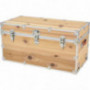 Rhino Knotty Cedar Trunk – Foot Locker Style Storage for Seasonal Wardrobes, Hope Chest, End-of-Bed Storage and More. Non-Aro
