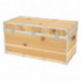 Rhino Knotty Cedar Trunk – Foot Locker Style Storage for Seasonal Wardrobes, Hope Chest, End-of-Bed Storage and More. Non-Aro