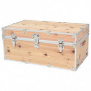 Rhino Trunk & Case Western Red Knotty Cedar Large Trunk For Foot Locker Style & End of Bed Storage 32"x18"x14"
