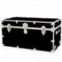 Rhino Trunk & Case Dorm Armor Trunk with Removable Wheels, College, Home & Office Storage 35"x17"x17"  Black 