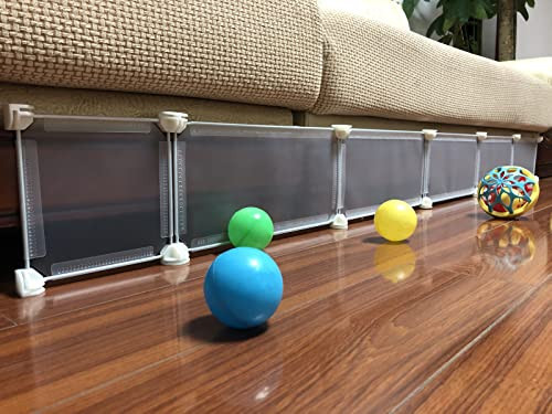 XIOBTQT Under Bed Blocker-Toy Blocker for Under Couch,Gap Bumper for Under Furniture,Stop Pets Toys Going Under Bed or Sofa C