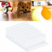 Inmarces 8 Packs 5.5 Inches Under Bed Blocker for Pets, High Fence Gap Barrier with Strong Adhesive, ​Toy Blocker for Sofa, B