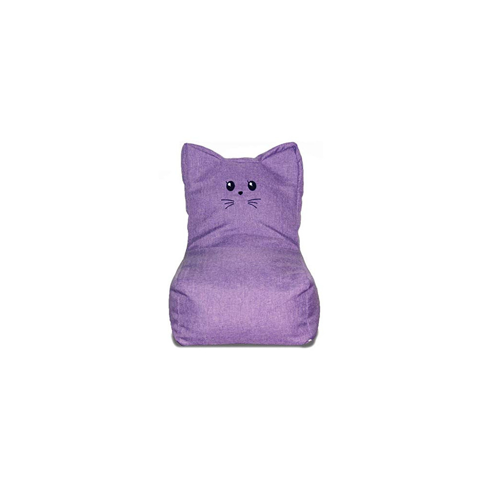 HEWEI Beanbag for Kids - Ultra Soft beanbag Chair Sofa Floor Chair Fabric Small pet seat Stuffed Furniture and Accessories  C