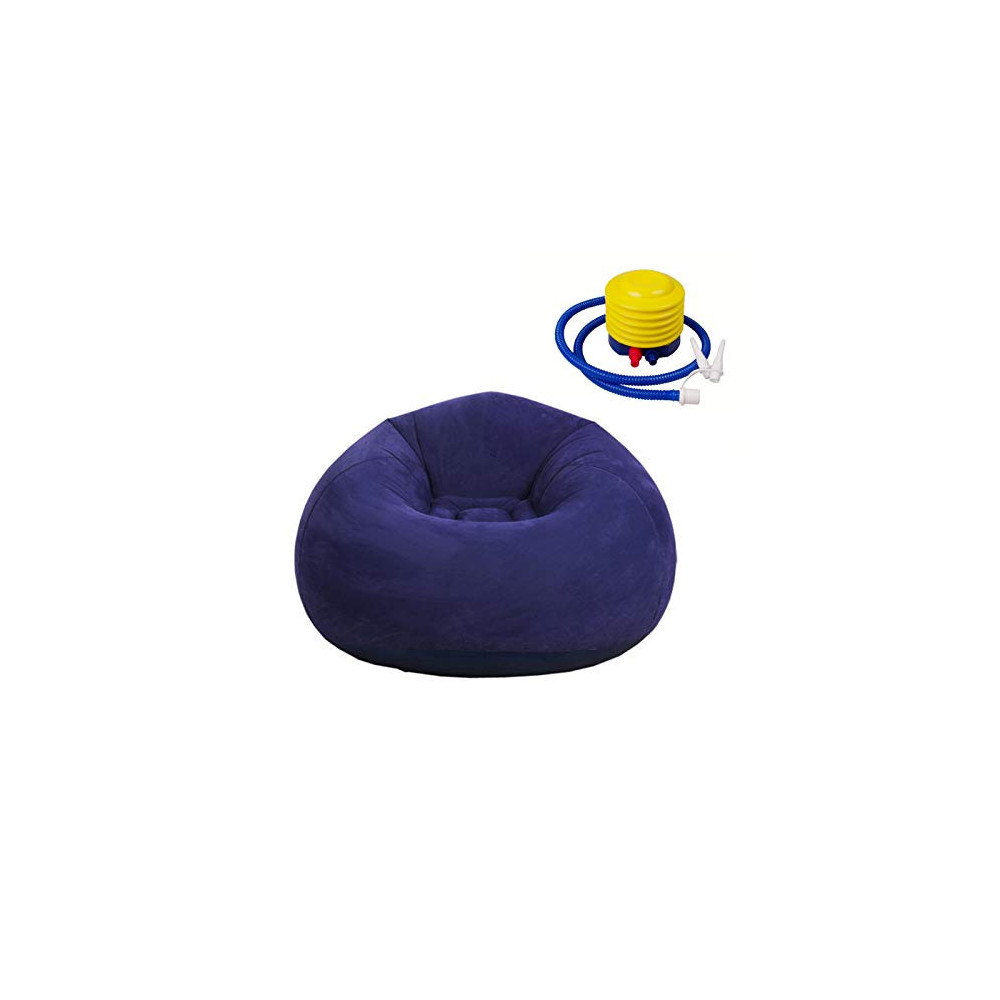 CHENGAI Inflatable Bean Bag Chair, Foldable Flocking Inflatable
