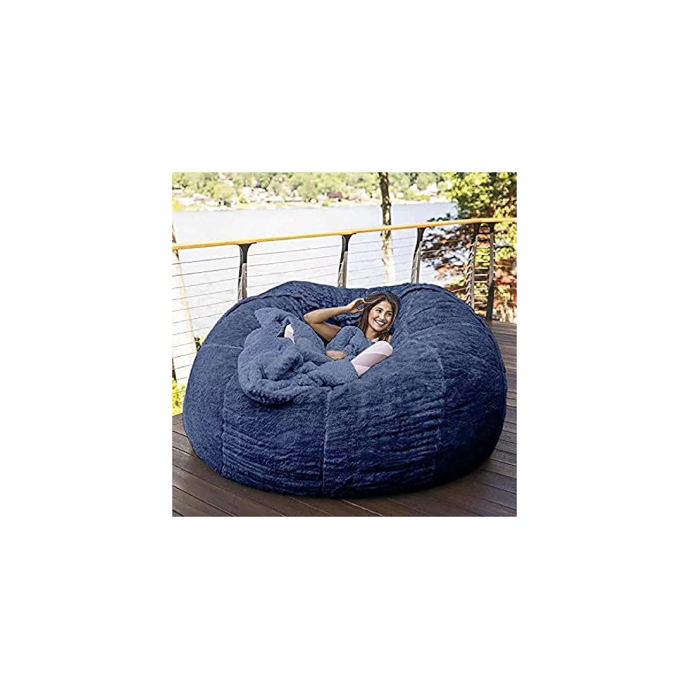 JLVAWIN Bean Bag Chair Cover Only Without Filling,Giant Bean Bag Chairs Cover,Bean Bag Storage Chair Cover,for Kids, Teenager