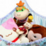 Giveme5 Stuffed Plush Animal & Toy Organizer Hammock Storage Pet Net Mesh in Kids Room  59x39x39", Sky blue 