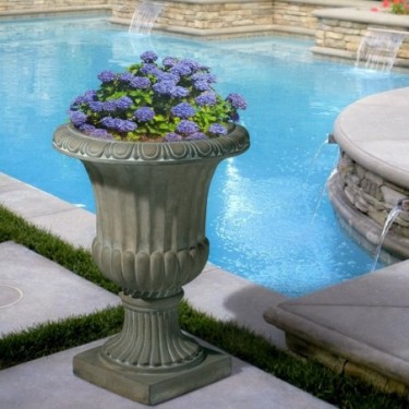 Napoli Antique Green Stone Planter Napoli Antique Green Stone Planter