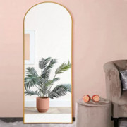 NeuType 65"x22" Arched Full Length Mirror Large Arched Mirror Floor Mirror with Stand Large Bedroom Mirror Standing or Leanin