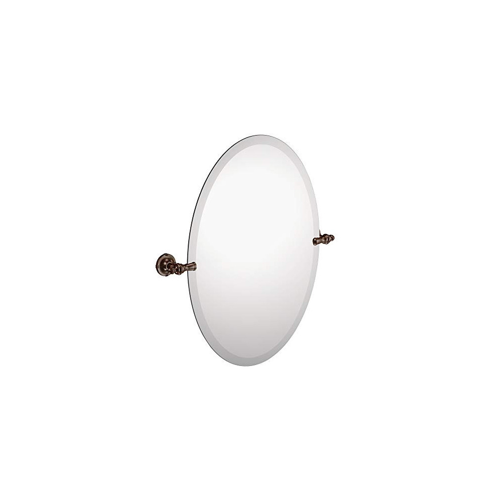 Moen DN0892ORB Gilcrest 26-Inch x 23-Inch Frameless Pivoting Bathroom Tilting Mirror, Oil Rubbed Bronze