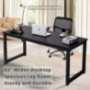 NSdirectModern Computer Desk 63 inch Large Office Desk Writing Study Table for Home Office Desk Workstation Wide Metal Sturdy