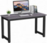 Computer Desk Home Office Table: Simple Modern Long Desk for Work Study Writing Rustic Industrial Tall PC Table for Small Spa